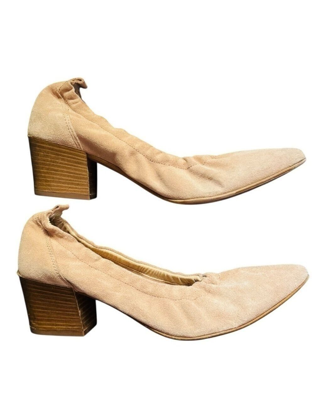 L’Intervalle Tan heels with Elastic Comfort and Flexibility Size 38